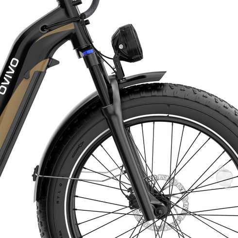 OVIVO V6 PRO | Bicicletta Elettrica Pieghevole | Versatile | Motore BAFANG 250W | 48V 20Ah | Freni Idraulici | 25km/h | Autonomia 120-150Km | GARANZIA ITALIANA